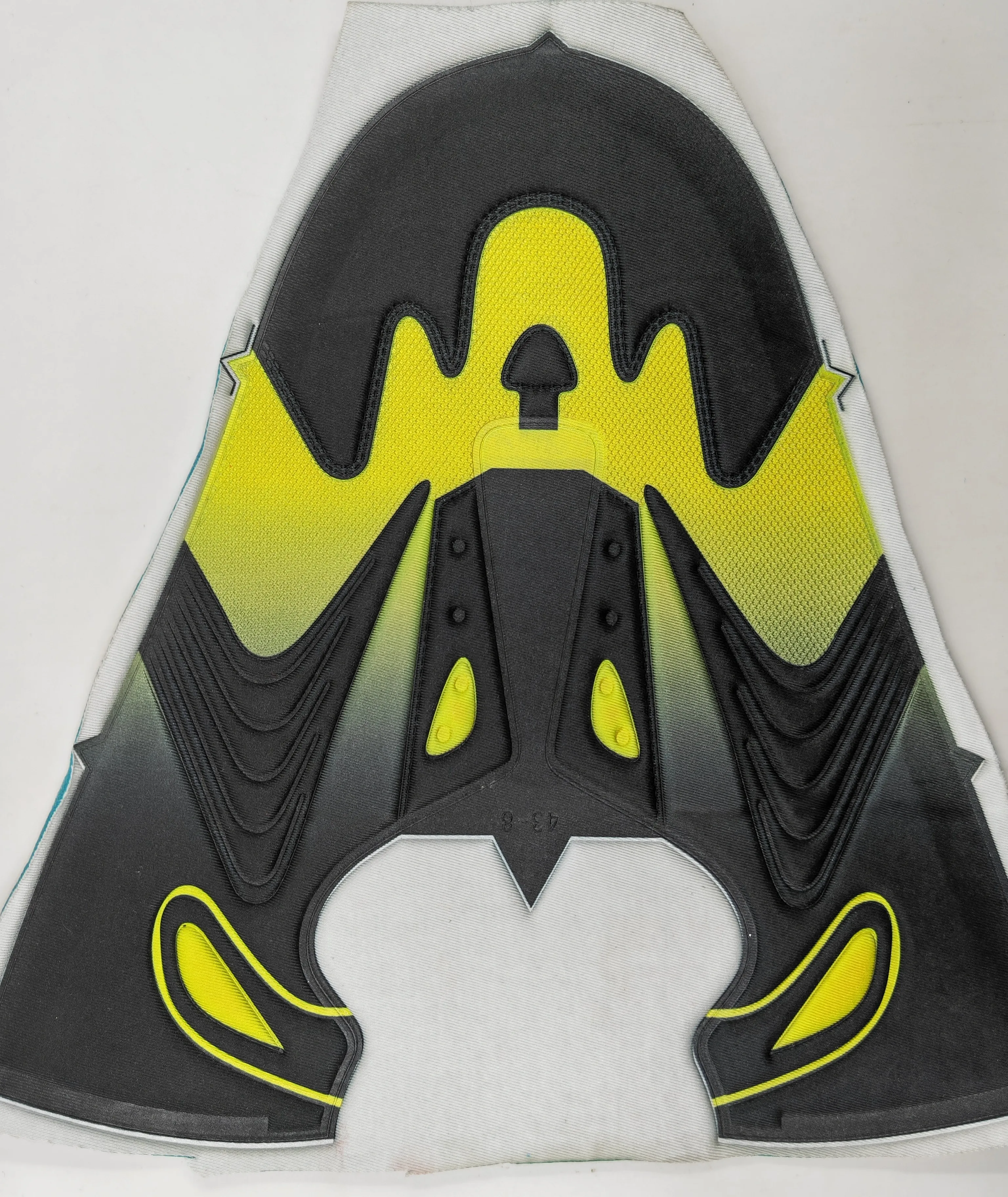 5D 4D 3D Semi finished Shoes Material Vamp Stretch Resistant Kpu Polyester Air Fabric Breathable Mesh For Casual Sport