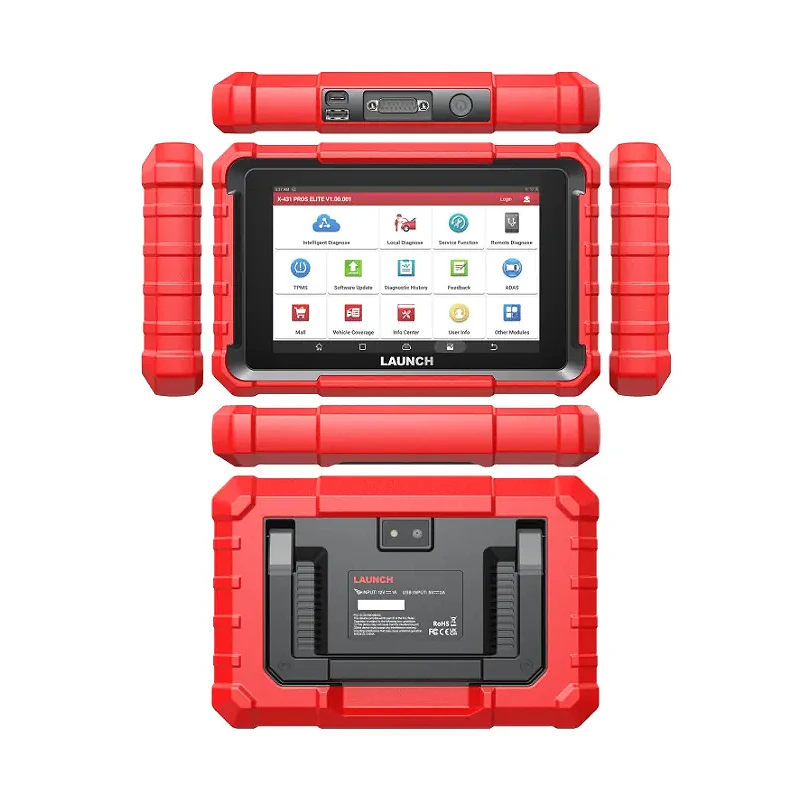LAUNCH X431 PROS ELITE Professional Automotive Scanner All System CANFD/DOIP Active Test 32 Reset ECU Coding Tool for Cars
