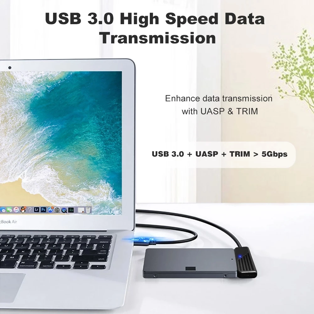 SATA to USB 3.0 Adapter Type C to SATA Cable 5Gbps High Speed Data Transmission For 2.5 Inch HDD Hard Drive SATA Adapter