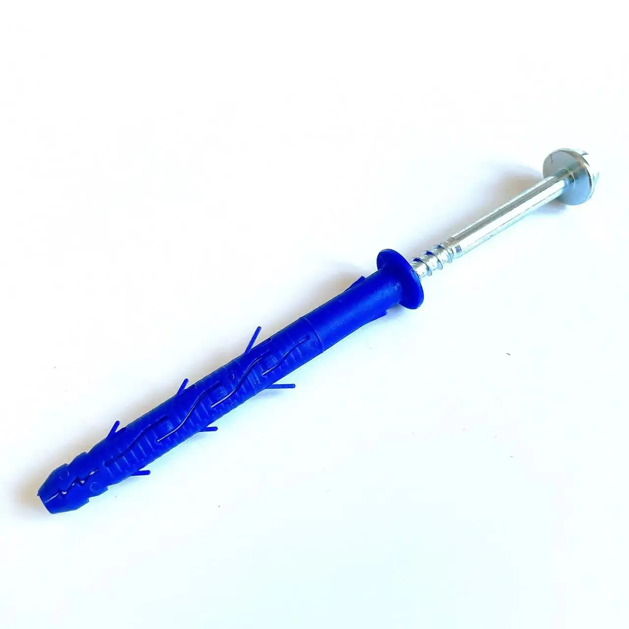 YZ-A022 Plastic Anchor Wall Plug Nylon Wall Frame Fixing Anchors 10X100 With Metal Nail Screws 7X100