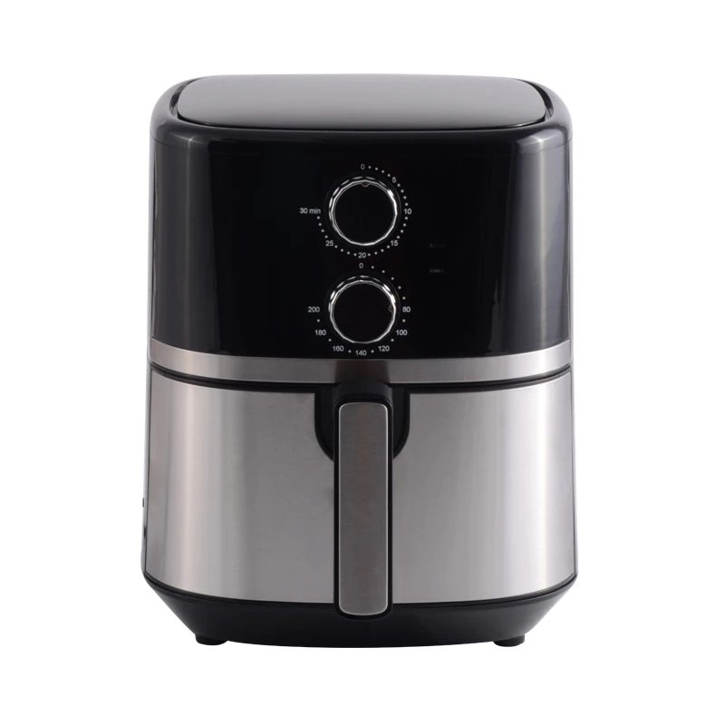 Kitchen Oil free Mechanical Deep Fryer Adjustable Temperature Electric Air Fryer