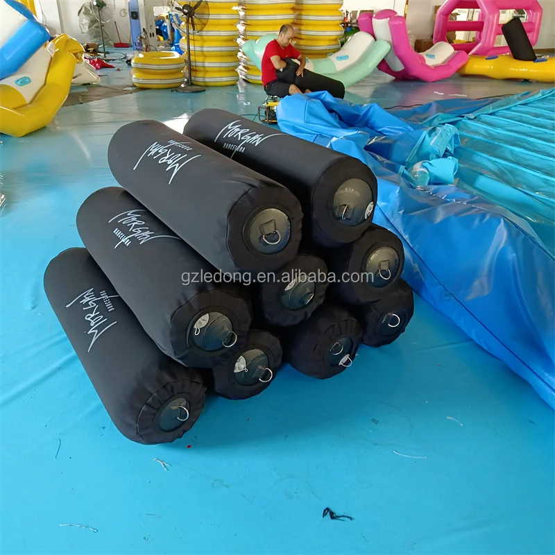 PVC Marine Inflatable dock yacht boat bumpers ship-fenders with different size and colors for sale
