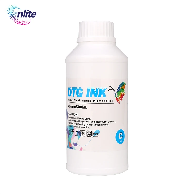 500ml dtg ink for epson printer f2100 l805 ink use in tshirt customized logo printing