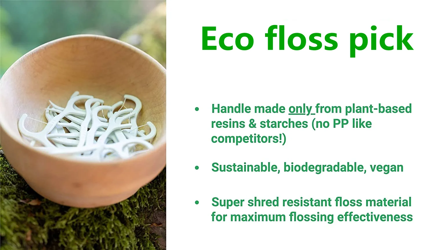 Biodegradable Adult Women Kids Dental Floss Picks Oral Care Teeth Cleaning Dental Flosser BPA free Factory Price