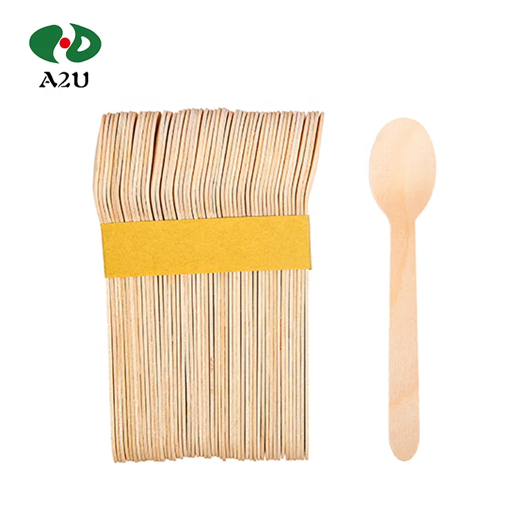 Biodegradable Healthy Eco friendly Disposable Wooden Plates and Cutlery/Flatware
