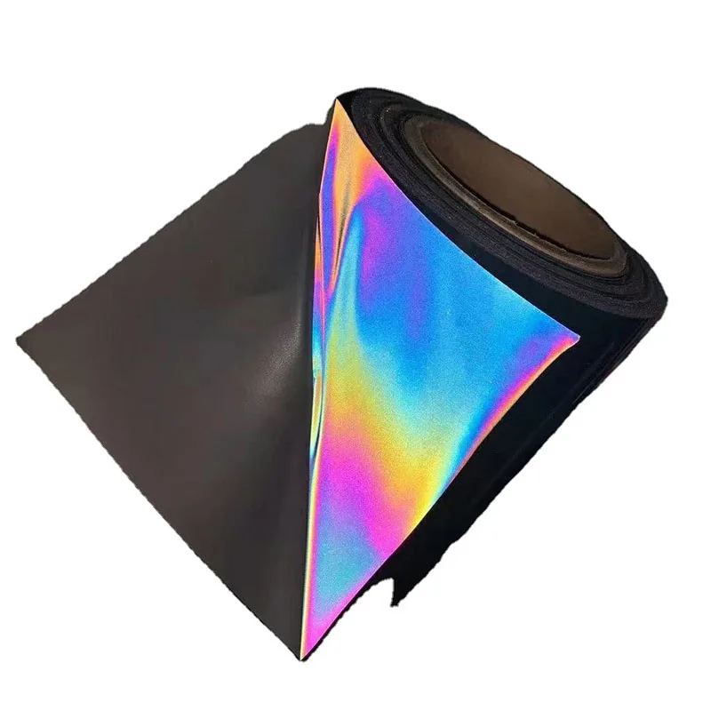 Wholesale Custom Color HTV Transfer Designs Reflective Material Heat Transfer Vinyl Rolls