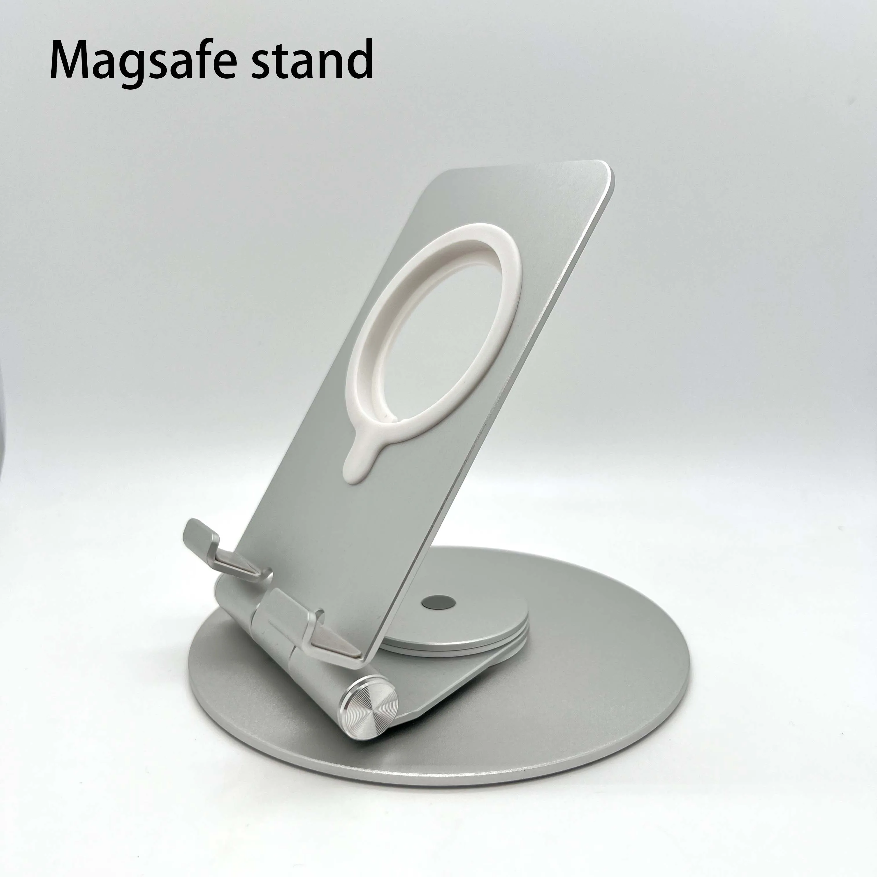 Tablet Stand Desk Riser 360 Rotation Multi-Angle Height Adjustable Foldable Holder Dock for 4-13.9 Inch Phone iPad Tablet Laptop