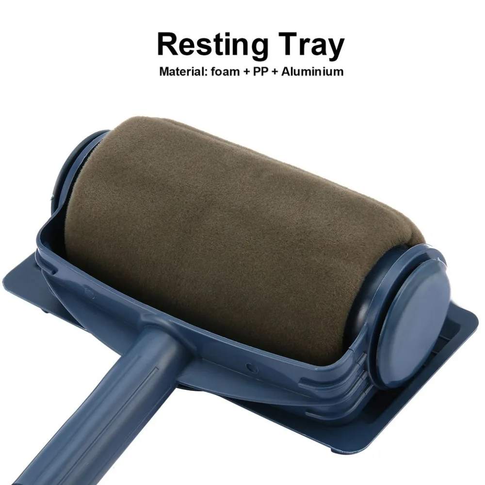 9Pcs no seam paint roller pro brush set Paint Runner paint runner roller Wall Painting for Home Building Painting Brush tool