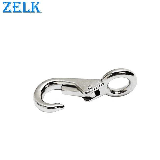 Rigging Screw Stainless Steel Marine Fixed Eye Snap Hook