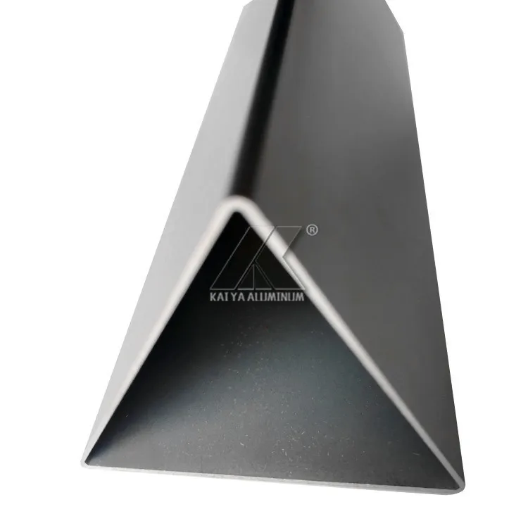 1mm Thickness Hollow Rod Tubing Anodized Silver Triangle Aluminum Profile Tube 48 mm