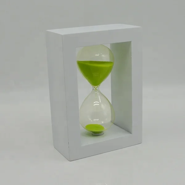 Home Decoration Gift Wood 60 Minutes 1 Hour Sand Time Hourglass