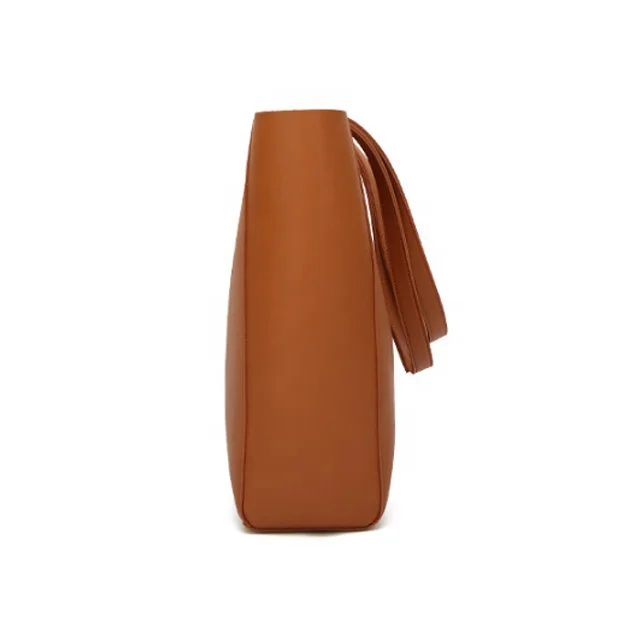 trendy plain leather handbag mini tote bags