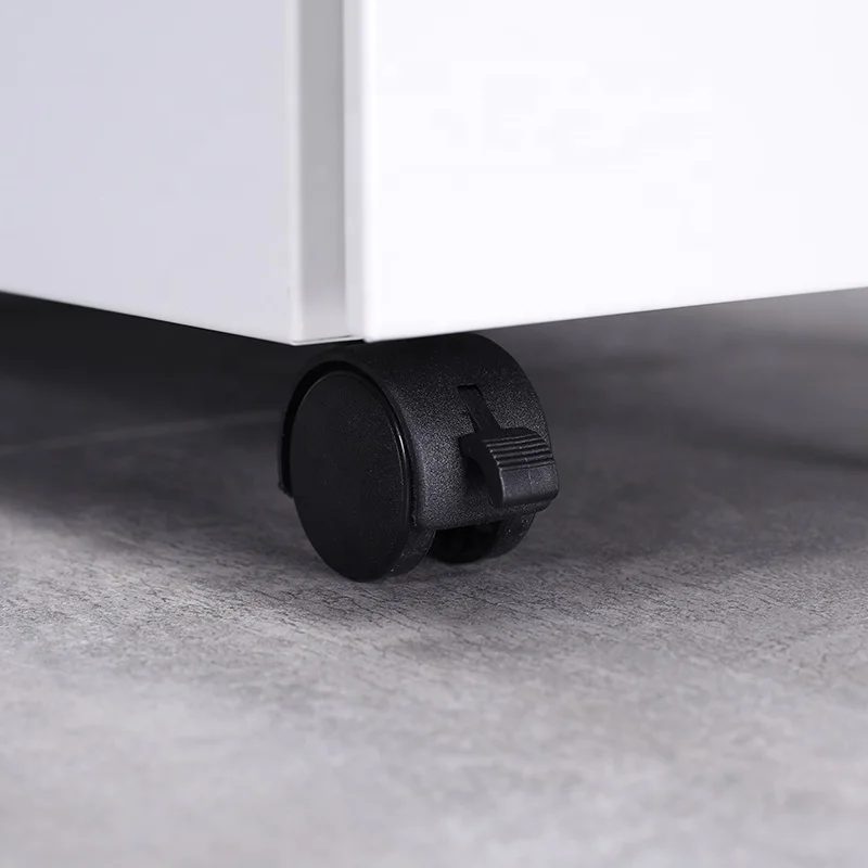 Professional small cheap office furniture 3 drawer metal mobile pedestal file cabinet