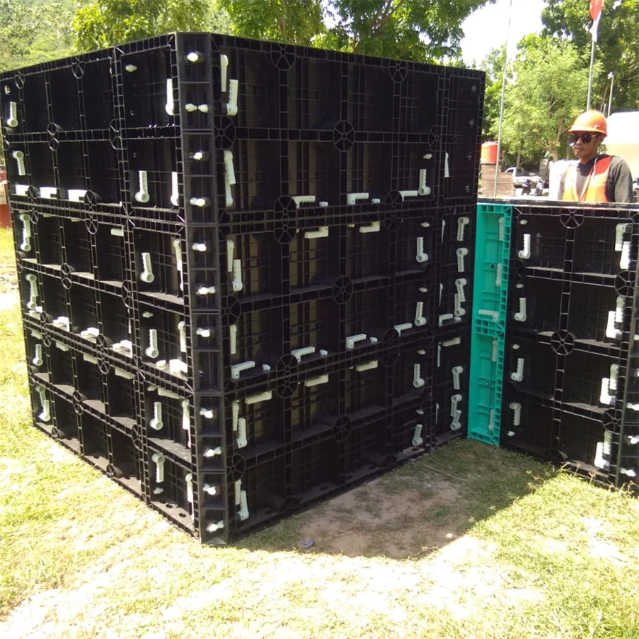 TECON Plastic Formwork Concrete Reusable Plastic Forms for Slab Wall Column Construction