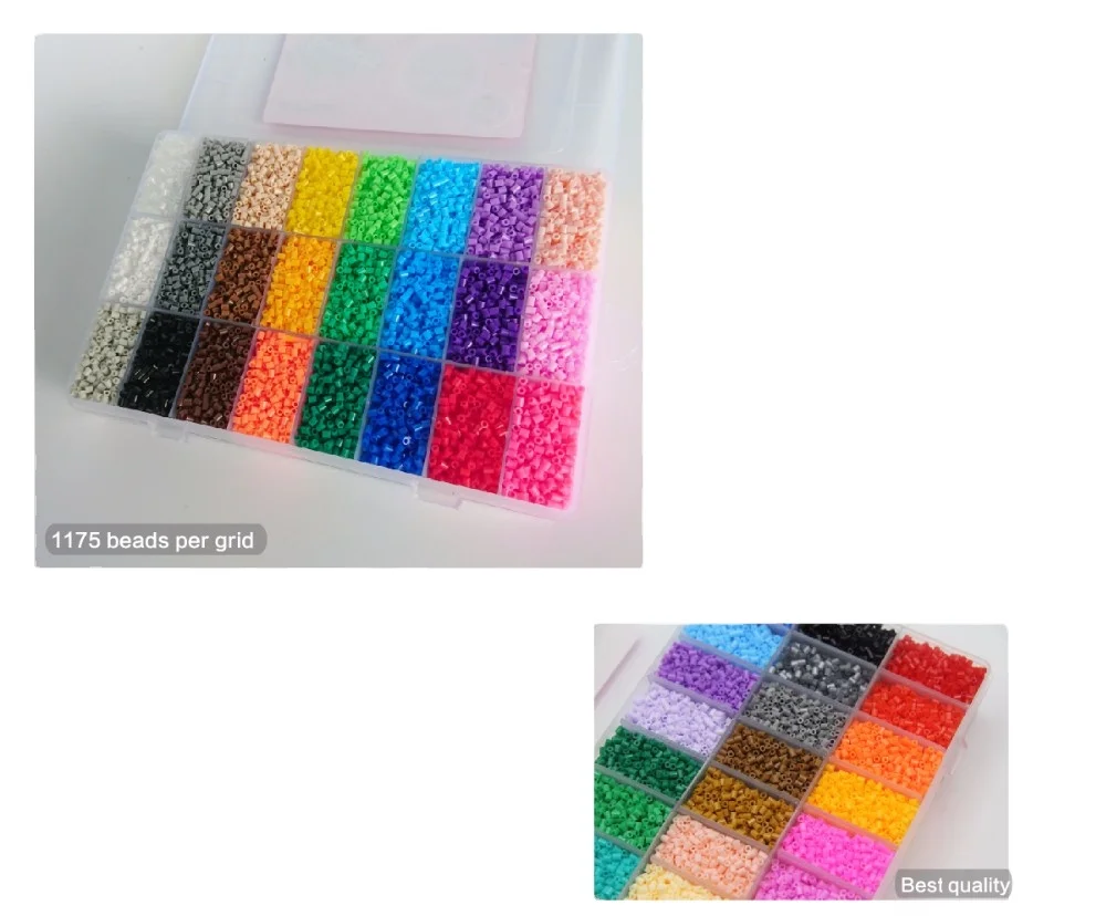 Perler Beads Kit 24Colors 2.6mm Artkal Beads boxes set Ironing Beads