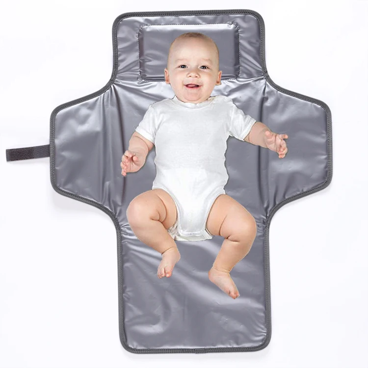 
Portable Baby Changing Mat Multipurpose Portable Wipeable 3-in-1 Baby Diaper Changing Pad Waterproof Travel Changing Mat 