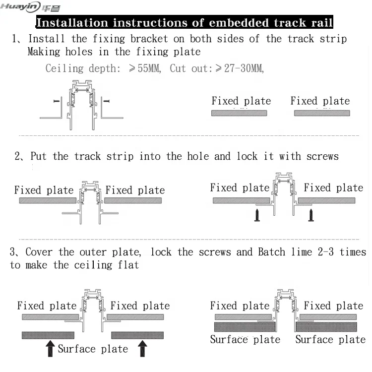 48V 2700-6500K color changing Smart WiFi 2.4G Dimming  97Ra 6-40W linear track spotlight magnetic track light rail system