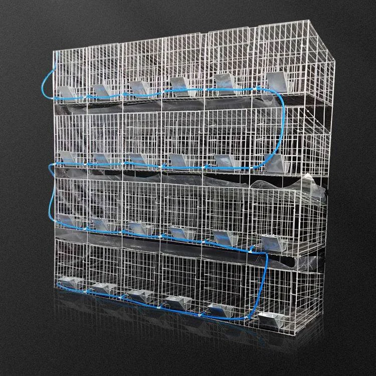 GREAT FARM Hot Sale  Easy Commercial Rabbit Cages Hot Dip Galvanizing Rabbit Cages For Animal Farm