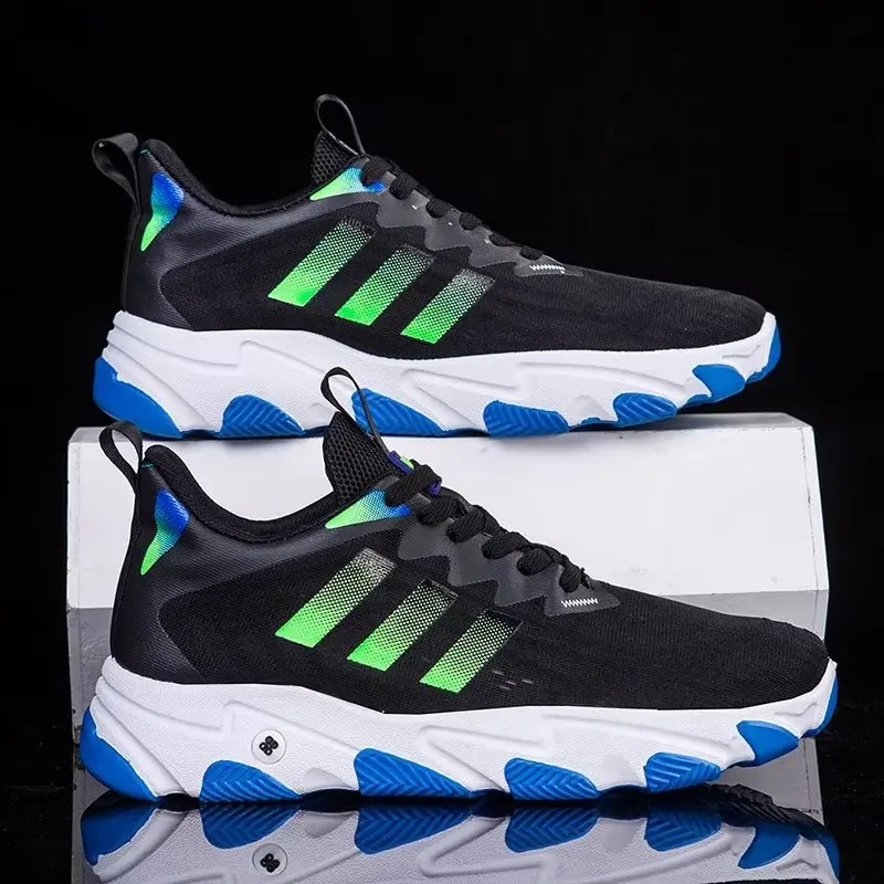 factory wholesale vietnam fly weaving jogging custom walking style shoes casual sneakers for men