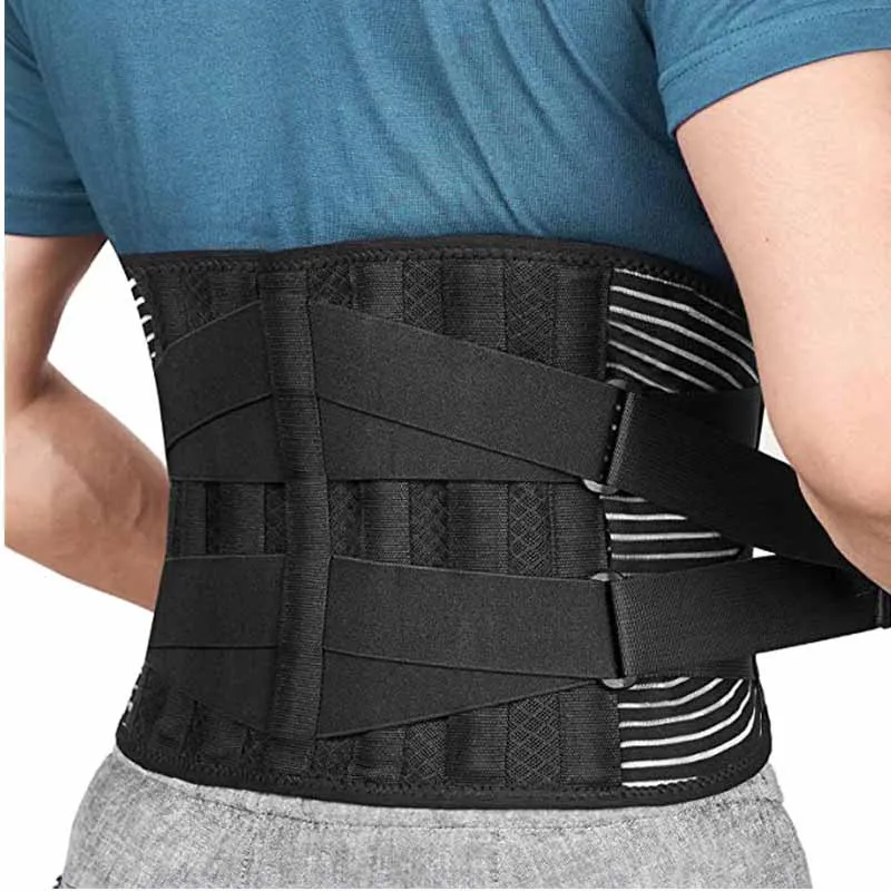 Back Braces for Lower Back Pain Relief with 6 Stays, Breathable Back Support Belt for work , Anti-skid lumbar support Belt