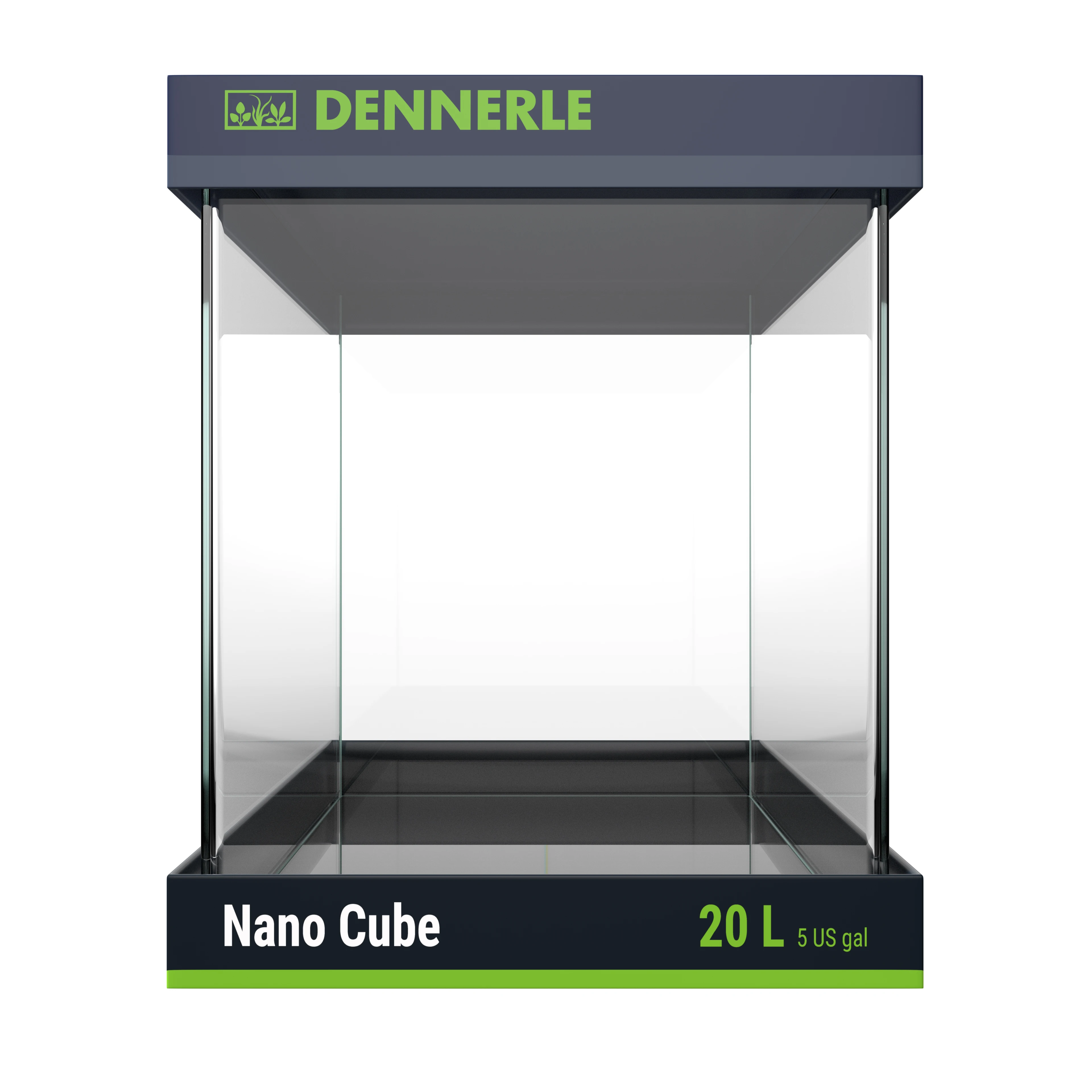 DENNERLE Nano Cube 20L высококачественный ультра прозрачный стеклянный маленький аквариум с закругленными углами