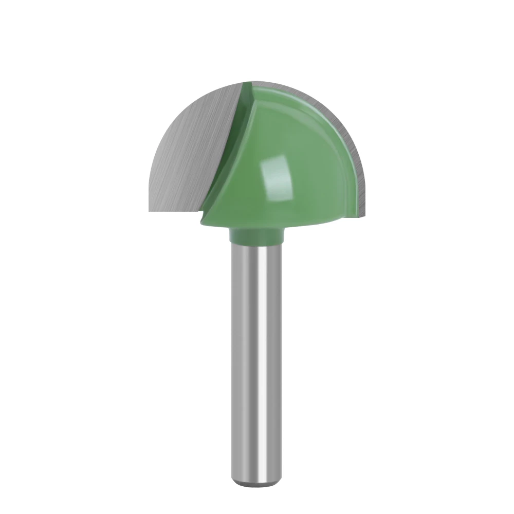 LAVIE 1pc 6mm Shank Ball Nose Router Bit set Round Milling Cutter for Wood CNC Radius Core Box Solid Carbide Tools-C MC06001