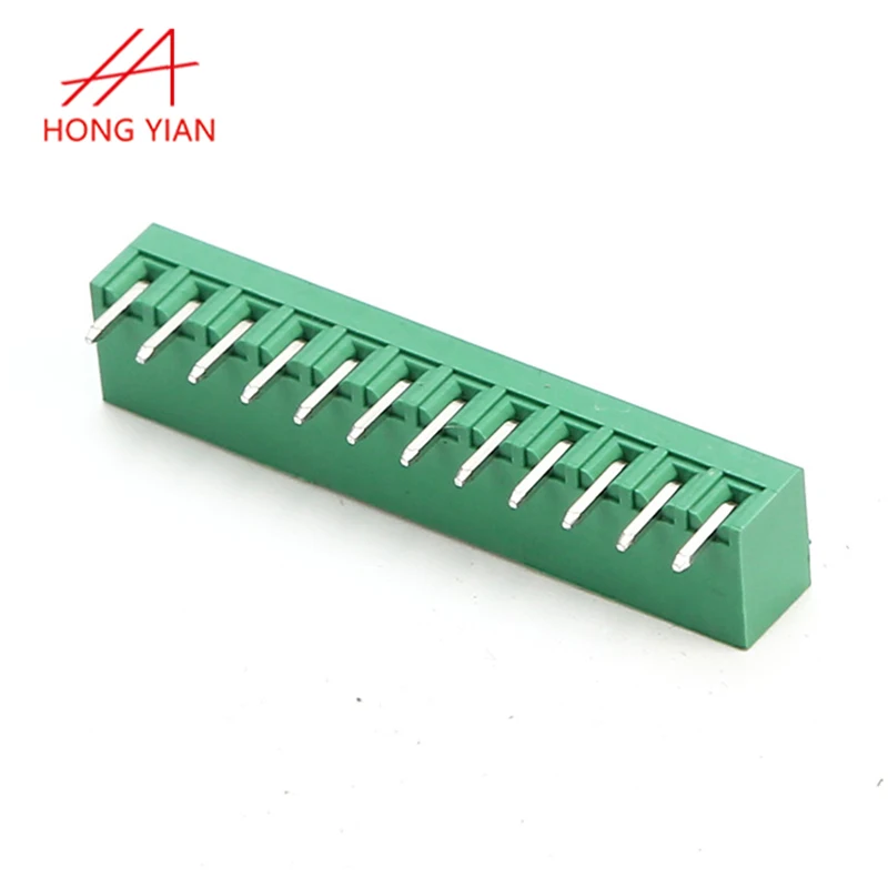 High Quality Right Angle Single Row 3.5 3.81 5.0 5.08 7.62 mm Pitch Pluggable Terminal Blocks