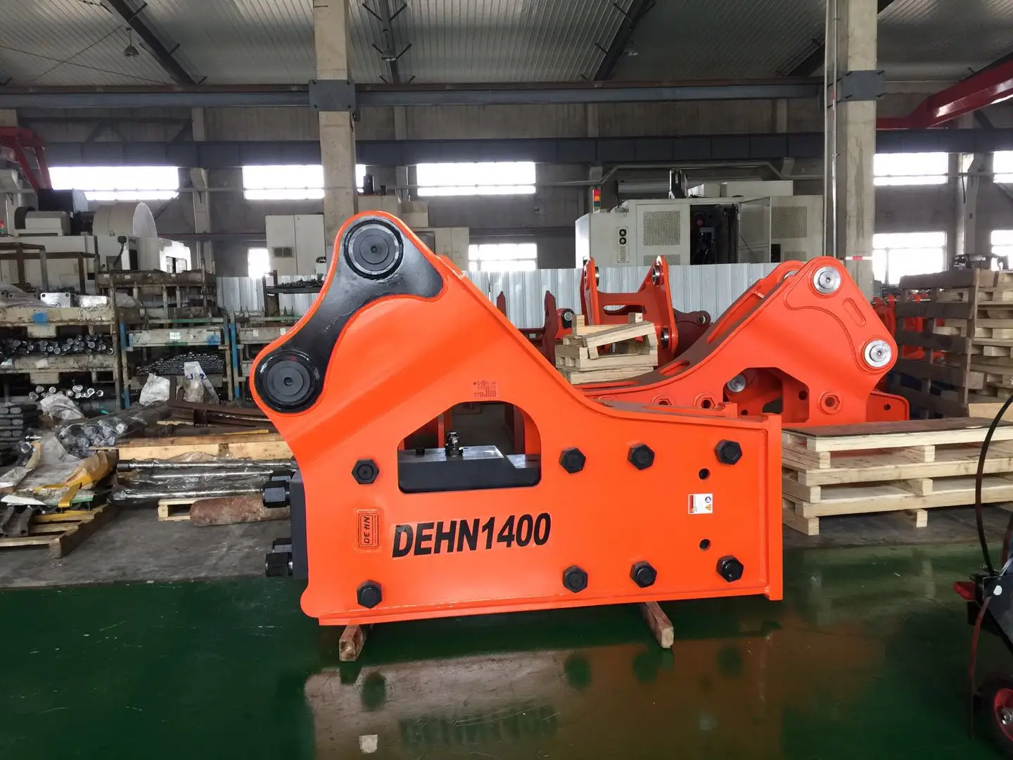 DEHN, гидравлический экскаватор, молотковая машина с долотом