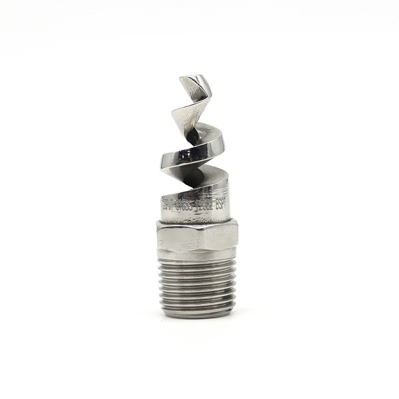 Whirl Jet Hollow Cone Full Cone Spiral Spray Nozzle Pig Tail Nozzle for Gas Scrubbing