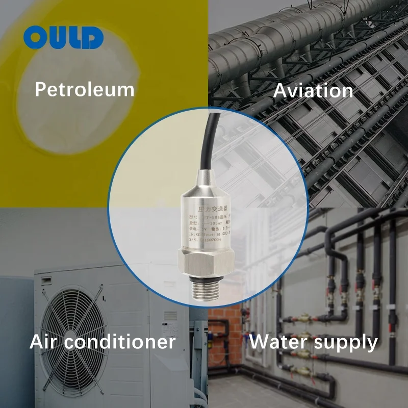 PT-504A High Performance Combined Integrated Temperature And Pressure Sensors Ceramic Pressure Transmitter