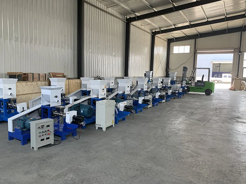 Factory Floating Fish Feed Pellet Machine Price / Fish Feed Making Machine / Dog Feed Extruder For Pet Feed With Twin Screw