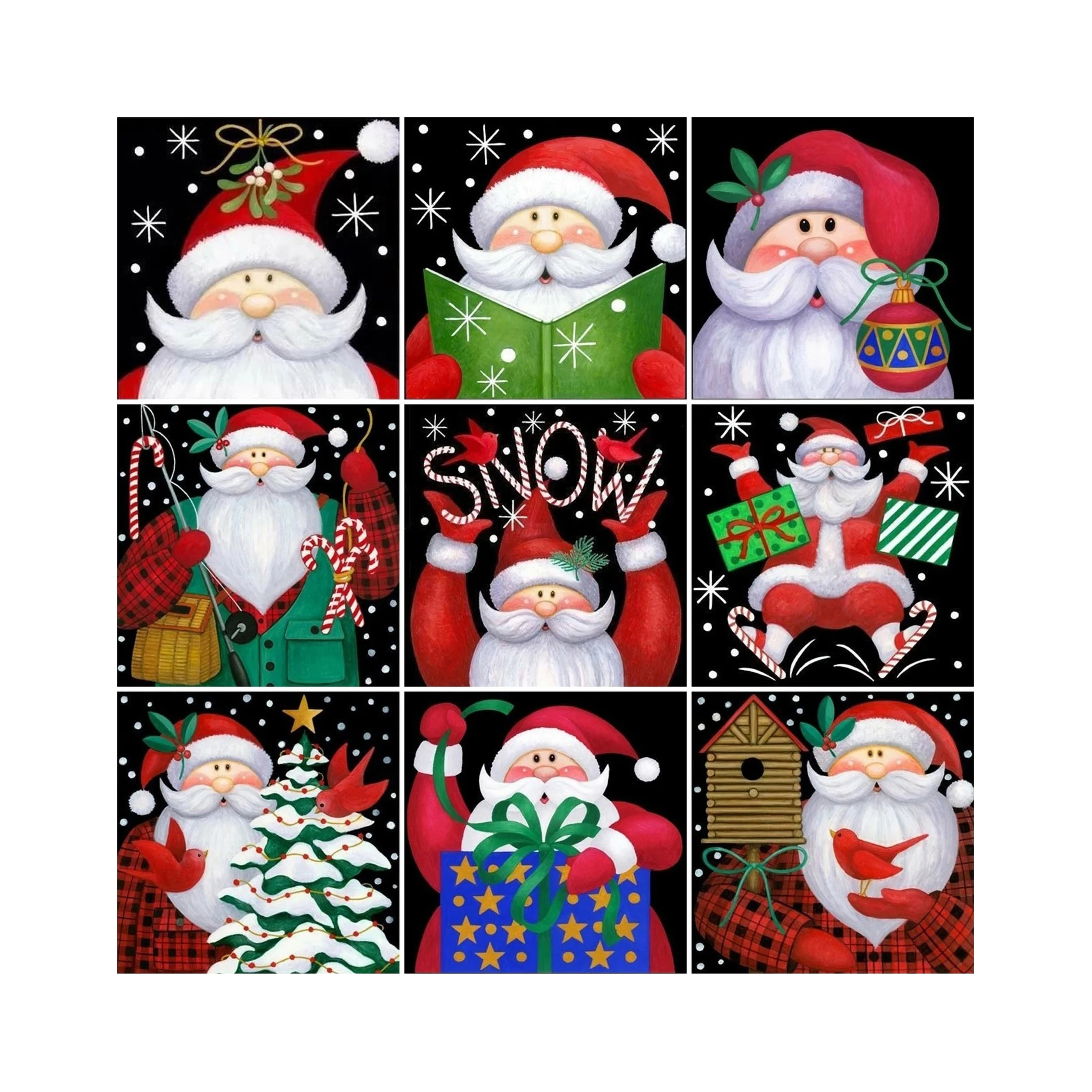 Photo Custom Christmas Diamond Painting Kits Home Decor Round & Square Diamond Painting Christmas Decoration Handwork Gift