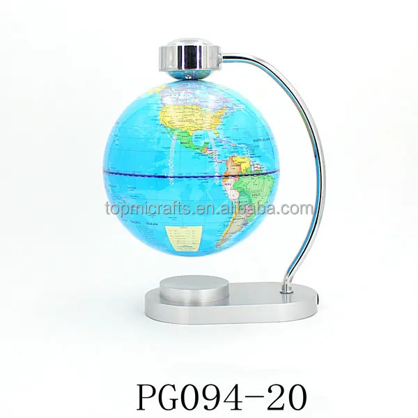 Заводская поставка магнитная левитация плавающая карта мира ПВХ глобус для подарка украшения дома