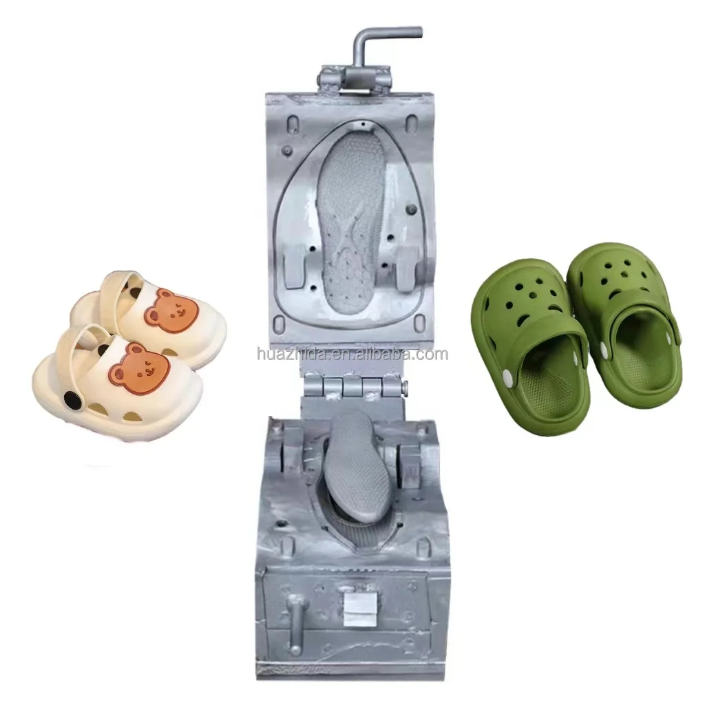 Huazhida Pvc Shoe Mold Aluminium Machine Slipper Baby Shoe Template Die Casting Sandals Plastic Injection Mould