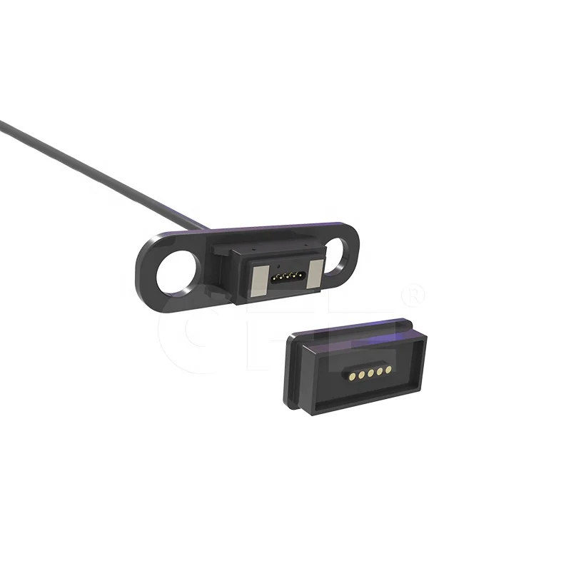 5 pin magnetic charger cable connector magnetic connector design manufacturer
