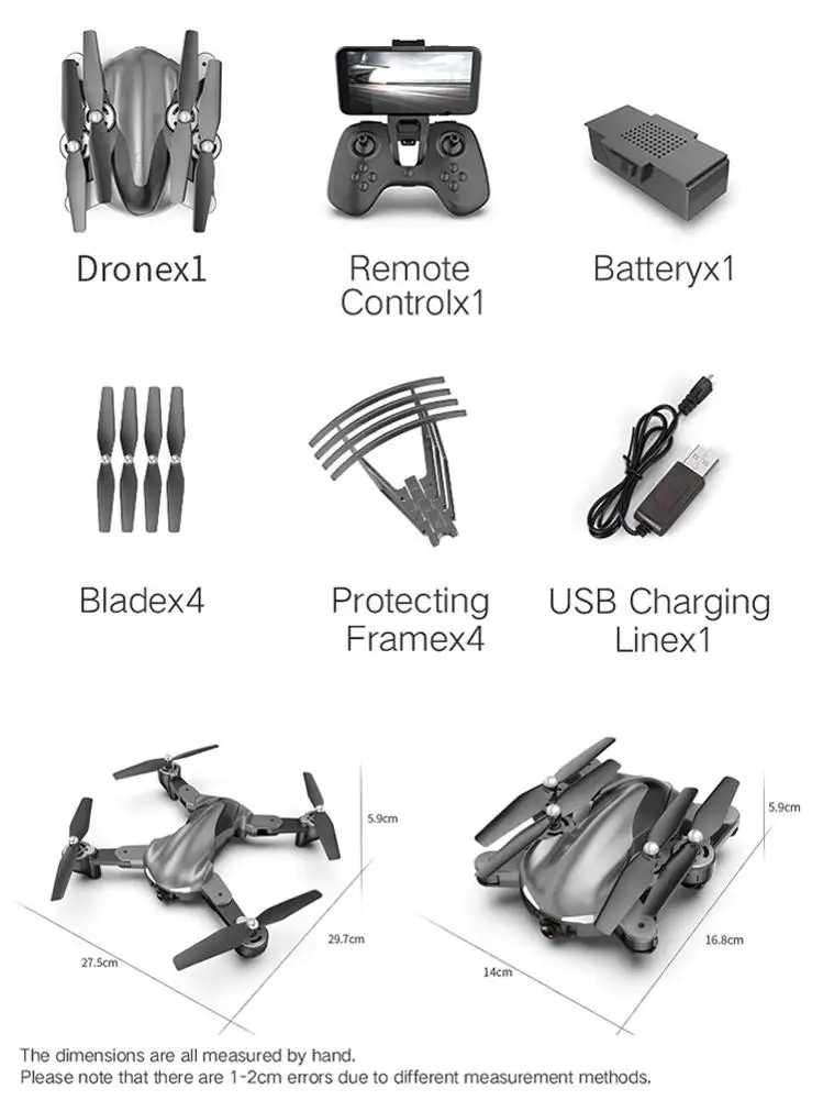 New 2020 Selfie 4K HD Aerial Camera Quadcopter Intelligent Following RC Professional Drone With Optical Flow Position