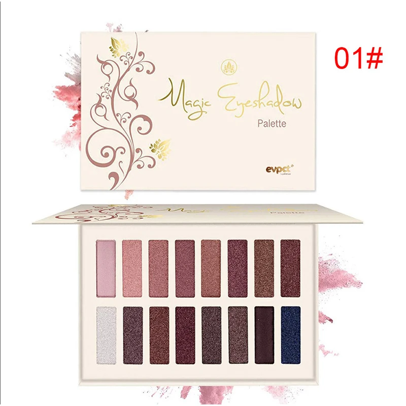 Eyeshadow Palette Highly Pigmented Hudamoji Makeup Matte Shimmer Neutral Smoky