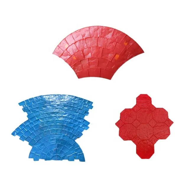 Concrete Mold Silicone Roller Concrete Mat Press Stamping Mold Dies