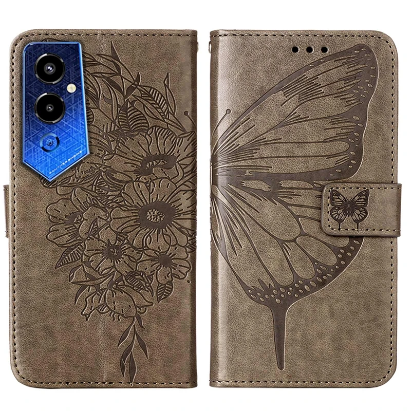 New Arrival Flip case pouch for Tecno POP 6 Pro, For  One Plus ACE PRO 5G Butterfly design cae cover