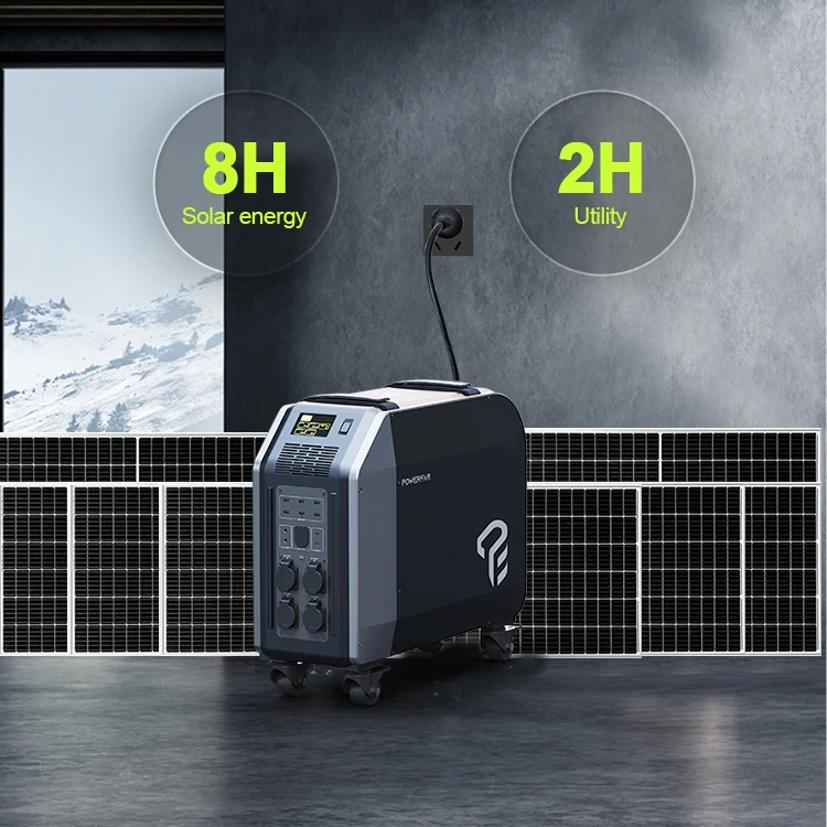 POWERFAR 5000 Вт 5 кВтч 110 В/220 В портативная Мобильная аккумулирующая электростанция наружная аккумуляторная батарея 12 200ah