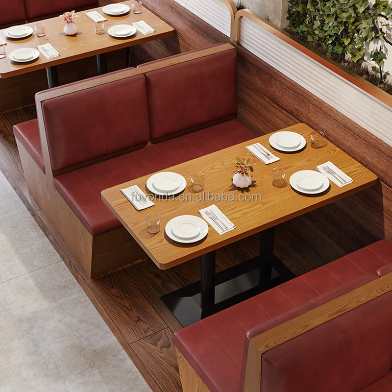 customize wooden restaurant booth leather sofa luxury american restaurant indoor booth seating sofa