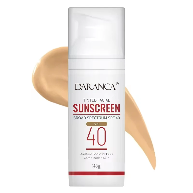 Daily SPF 40 Vitamin E Sunscreen - UVA/UVB Protection Lightweight No White Cast Sun Cream