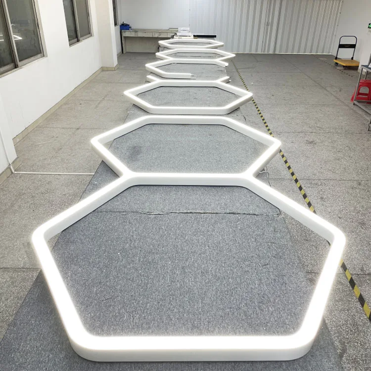 2022 Round lamp shape large curve linear light Circular oval ceiling Led Ring Pendant Light circle led modern ring chandelier