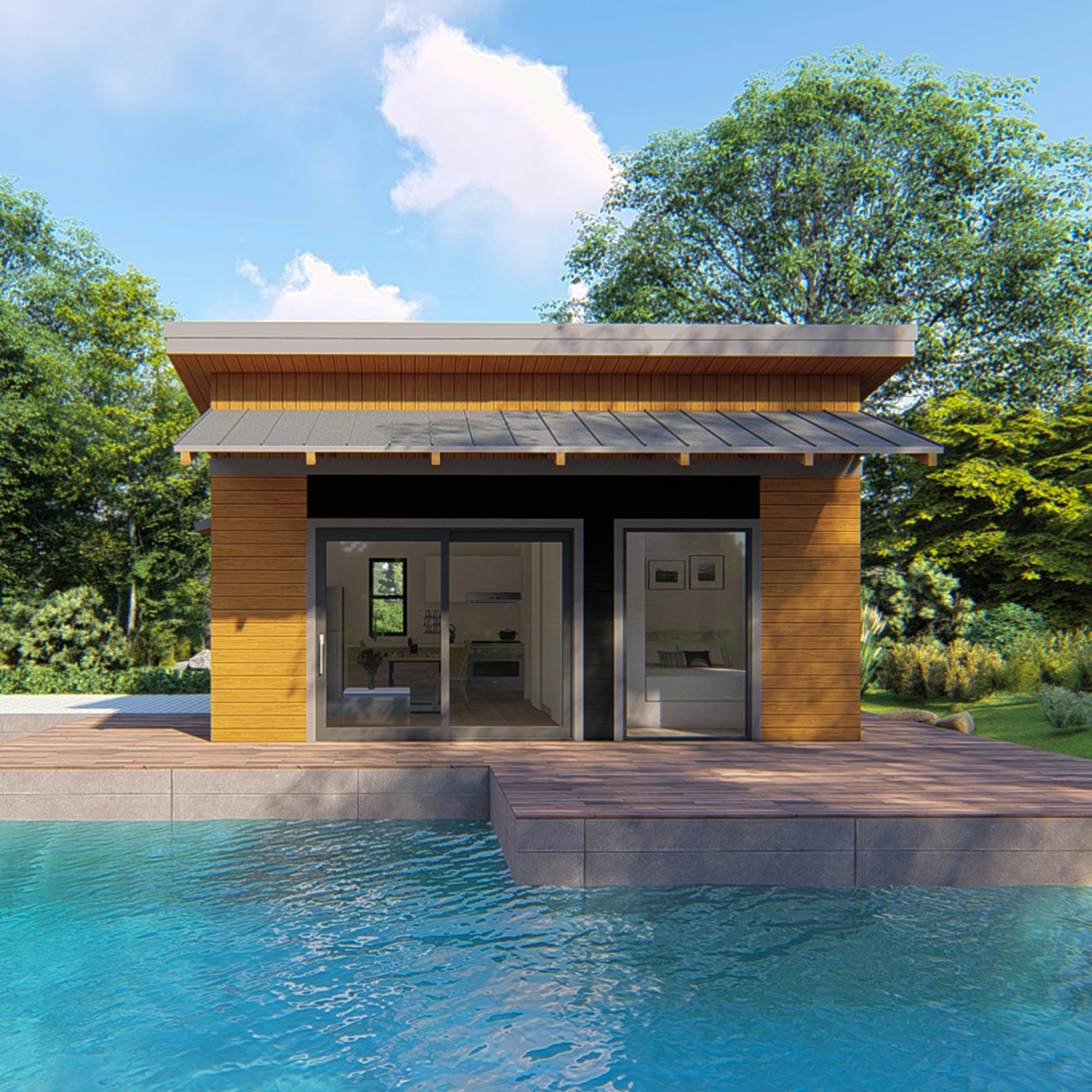 Quacent небольшой жилой крошечный сборный дом Sips модульная вилла для жизни или коммерции использования