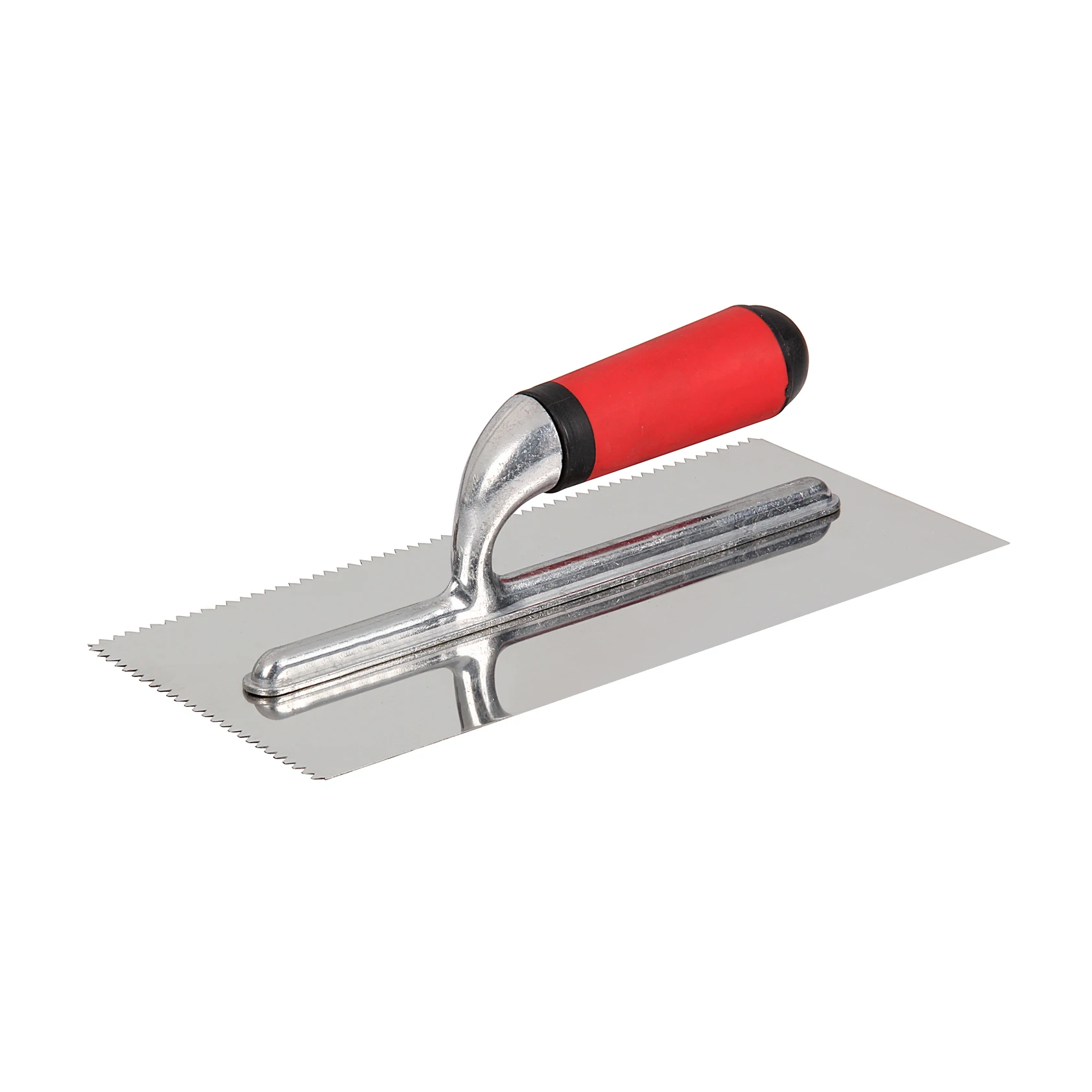 Двухцветный пластиковый/резиновый штукатурный мастерок