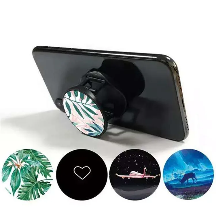 High Quality Custom Logo Mobile Phone Holder grip up Socket