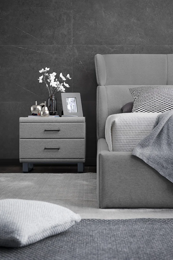 Wholesale High Quality Hot Sale Italian Style Italian Style Turkish Furniture Frbric Bed Villa Up-Holstered Beds