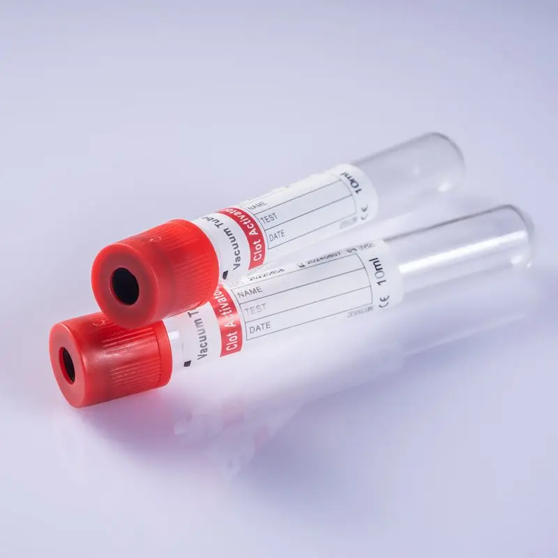 Medical Manufacturer EDTA K2 K3 PT CE Sterile 10ml Disposable Vacuum Collection Blood Test Tubes