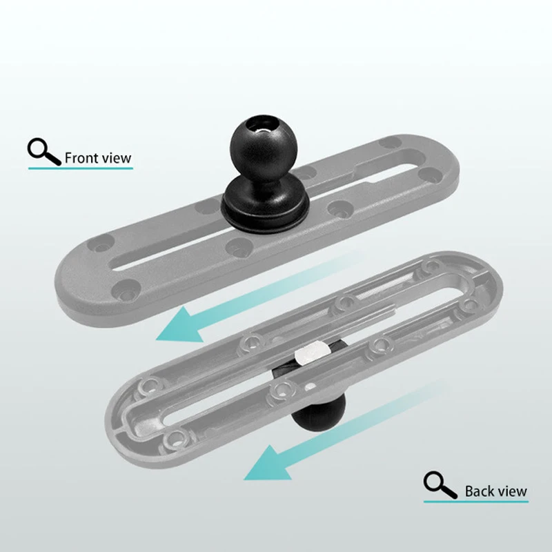 Van truck car phone mount long arm dashboard for gopro 1' t bolt track ball mount tablet car bracket phone holder for ram