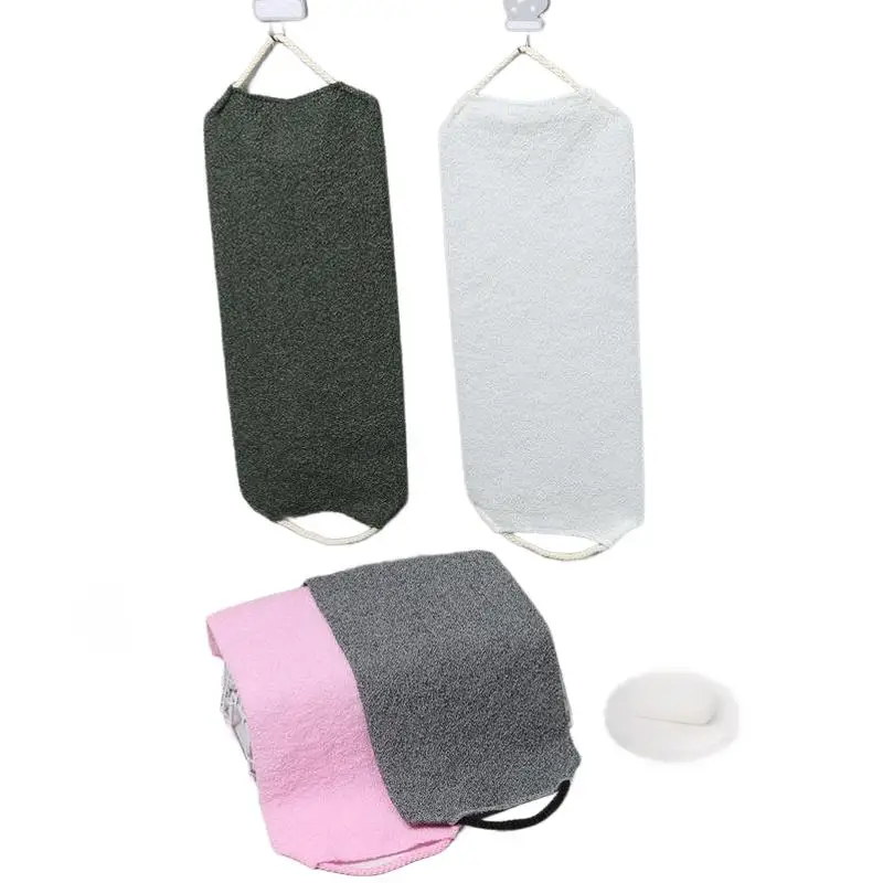 Bath Glove Body Scrub Fingerless For Bathing Dog Mitt Cotton Turkish Custom Pattern Shower Sponge Kids Thick Bathing Gloves